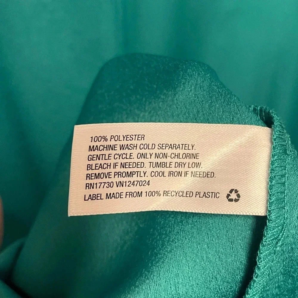 NWOT Cushnie x Target Green Wrap Dress Midi - Long Sleeve Cocktail Casual - Picture 5 of 5